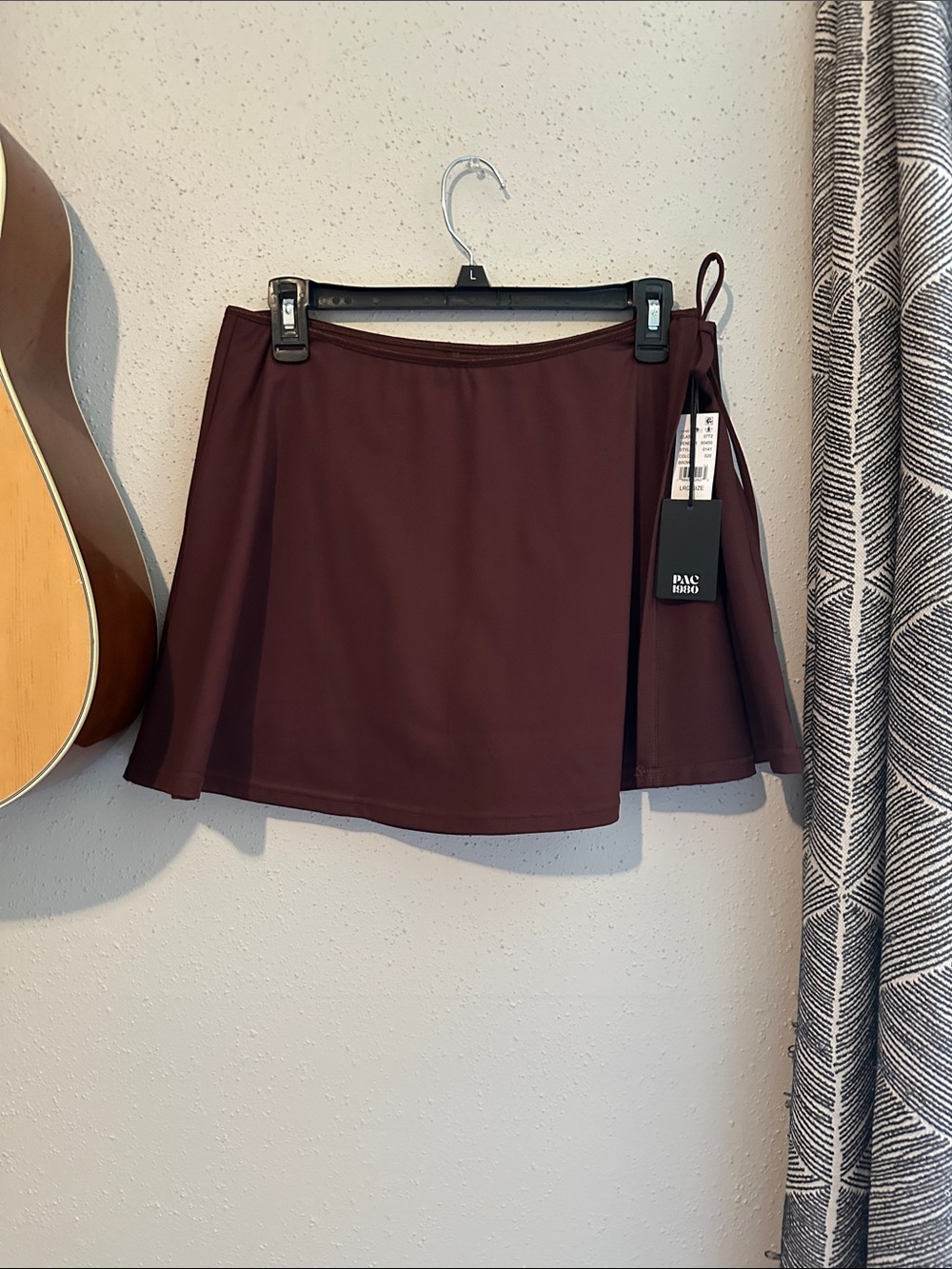 PacSun Wine Wrap Mini Skort